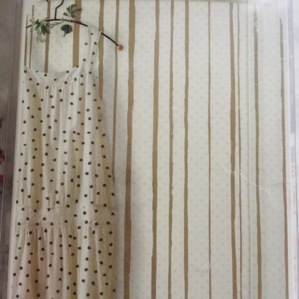 Room Mates 2 Rolls Peel & Stick Removable WallPaper Covering Pink Gold White